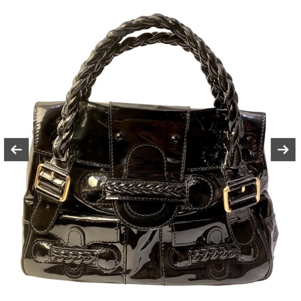 Valentino Garvani patent leather handbag